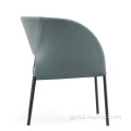 China Hot Sales Office Chair Iron Legs Soft Leather Manufactory